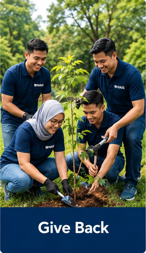 NAIS culture — Give Back